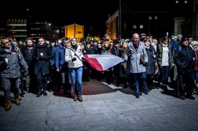 Wrocławianie żegnają prezydenta Gdańska Pawła Adamowicza [ZDJĘCIA] - 1