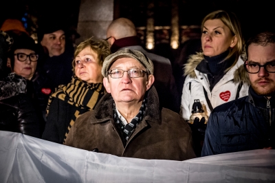Wrocławianie żegnają prezydenta Gdańska Pawła Adamowicza [ZDJĘCIA] - 4