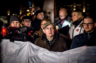 Wrocławianie żegnają prezydenta Gdańska Pawła Adamowicza [ZDJĘCIA] - 6
