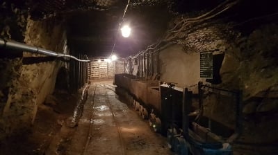 To koniec podziemnej trasy turystycznej w Wirach koło Świdnicy  - 1