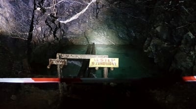 To koniec podziemnej trasy turystycznej w Wirach koło Świdnicy  - 5