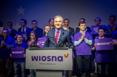 Robert Biedroń we Wrocławiu. Lider partii Wiosna przedstawił kolejne założenia programowe - 9