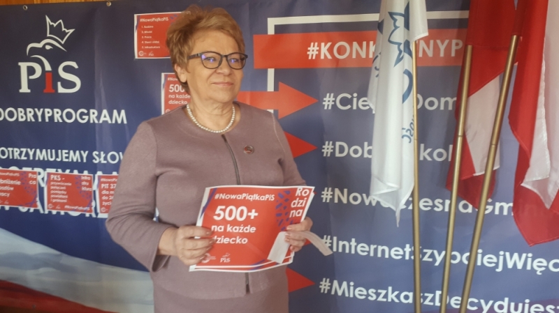 Legnica: PiS obiecuje nową "piątkę"  - fot. Karolina Kurczab