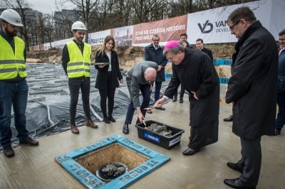 Kamień węgielny wmurowany na budowie Portu Popowice we Wrocławiu [FOTO] - 9