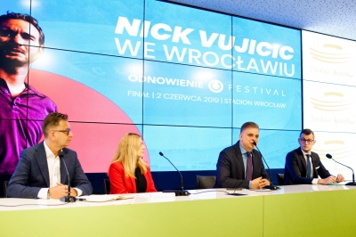 Nick Vujicic na Stadionie Wrocław! Rusza dystrybucja darmowych biletów - 1