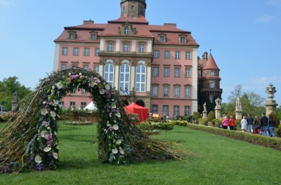 Festiwal Kwiat&oacute;w i Sztuki w Zamku Książ [ZDJĘCIA]