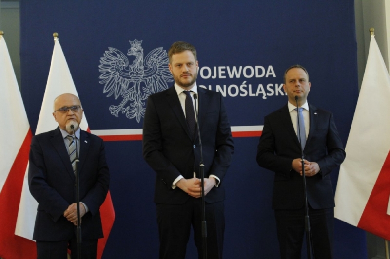 Wizyta wiceministra zdrowia na Dolnym Śląsku - fot. DUW