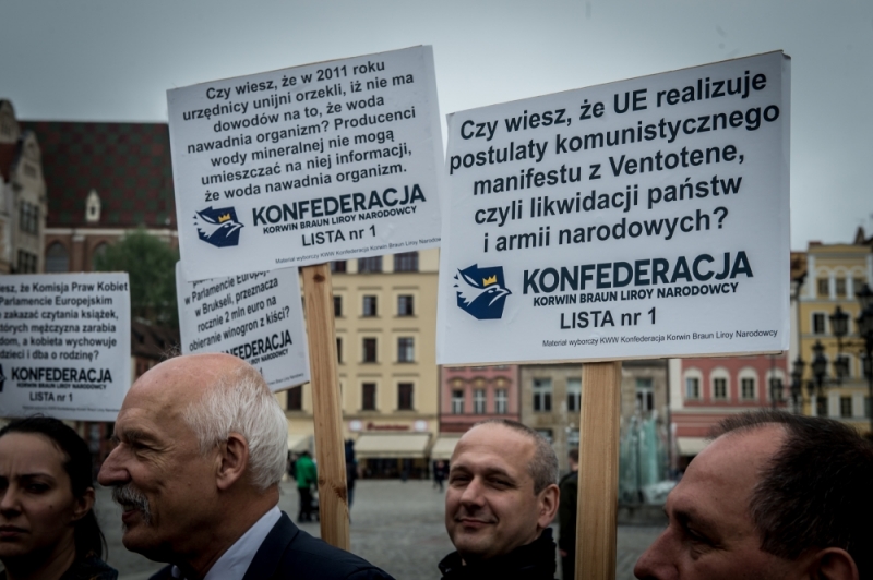 Kandydaci do Parlamentu Europejskiego: "Unia Europejska to absurd" - fot. Andrzej Owczarek