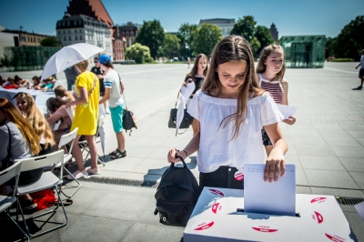 Wrocław: Uczniowie przy okrągłym stole [ZDJĘCIA] - 14