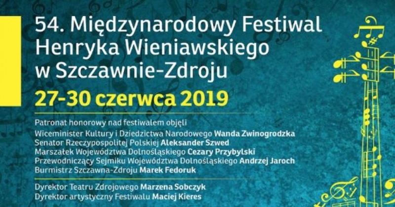 54. Międzynarodowy Festiwal Henryka Wieniawskiego w Szczawnie-Zdroju - fot. mat. prasowe