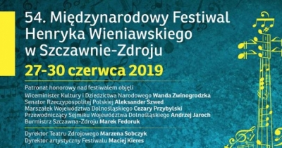54. Międzynarodowy Festiwal Henryka Wieniawskiego w Szczawnie-Zdroju