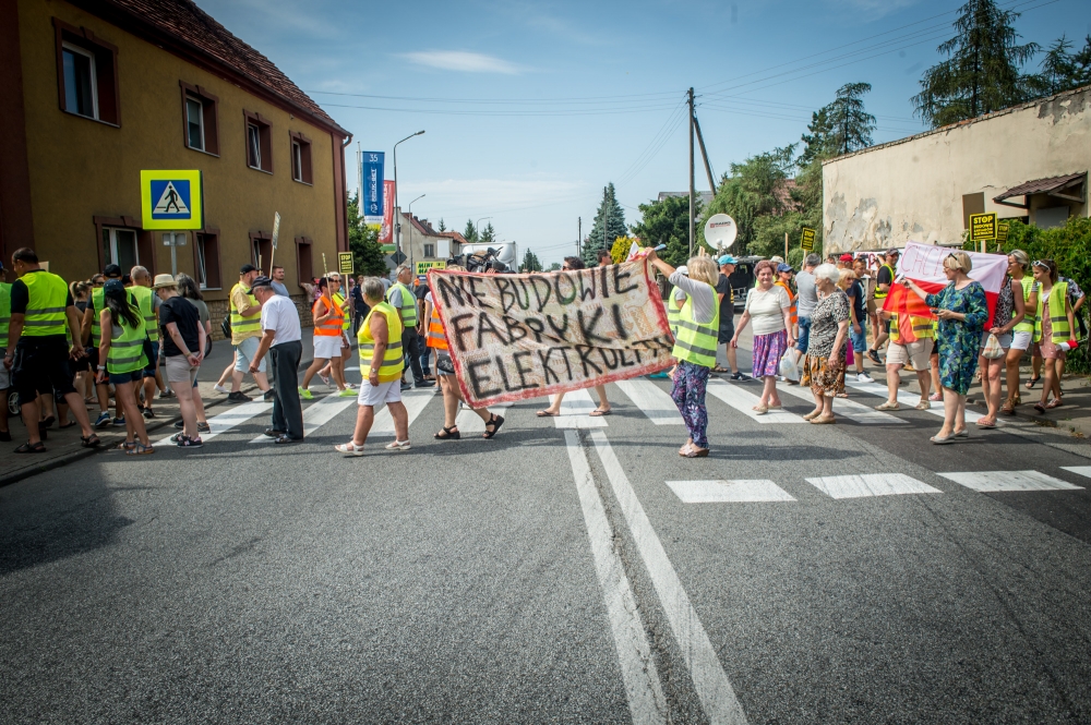 Protest w Godzikowicach 