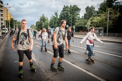 Przejazd rolkarzy przez miasto [ZDJĘCIA] - 4