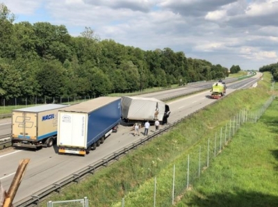 Wypadek i zablokowana A4