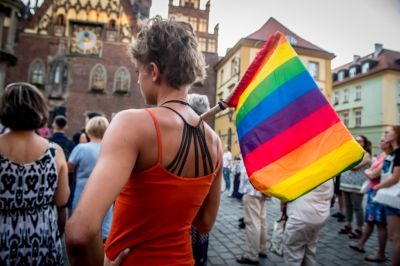 Wrocław: Manifestacja przeciw nienawiści pod pręgierzem [ZDJĘCIA] - 8