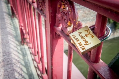 Pierwsze kłódki miłości zawisły na mostach młyńskich - 6