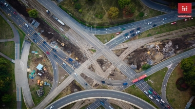 To już tydzień. Wrocław bez estakady na placu Społecznym [SONDA, FILMY Z DRONA 4K]