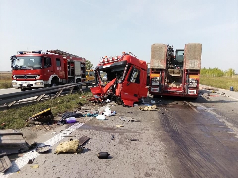 Korek-gigant na A4. Wypadek i zablokowana trasa Wrocław-Legnica - OSP KSRG Gniechowice