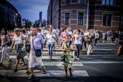 Manifestowali przeciwko hejtowi w Ministerstwie Sprawiedliwości [ZOBACZ] - 1