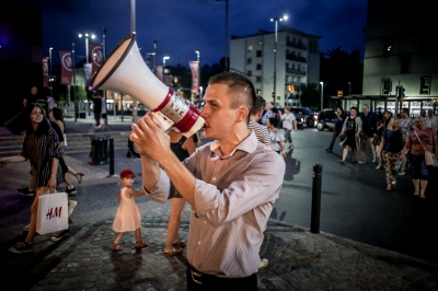Manifestowali przeciwko hejtowi w Ministerstwie Sprawiedliwości [ZOBACZ] - 3