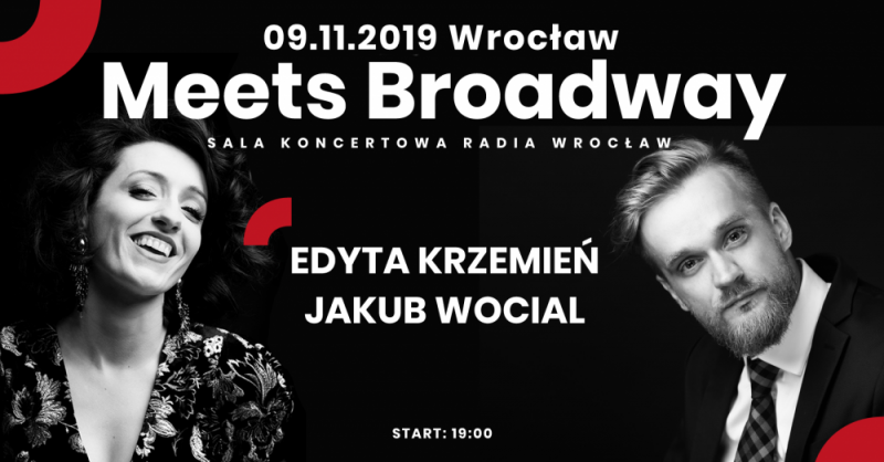 Wrocław meets Broadway – Edyta Krzemień i Jakub Wocial ODWOŁANY - fot. materiały prasowe