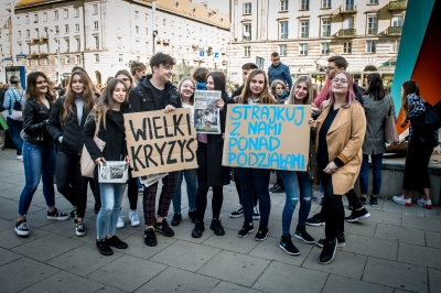 Wrocław: Strajk klimatyczny uczniów. "Nie damy sobie zabrać przyszłości" - 14