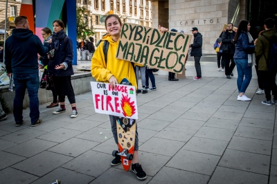 Wrocław: Strajk klimatyczny uczniów. "Nie damy sobie zabrać przyszłości" - 1