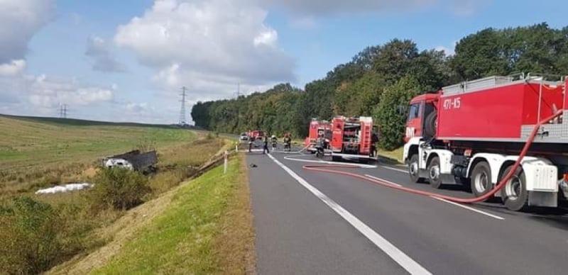 Tragiczny wypadek w miejscowości Nowa Karczma - (fot. Lwówek na sygnale / eluban.pl)