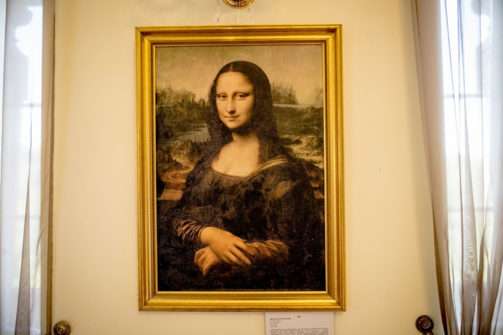 Reprodukcje obrazów Leonarda da Vinci można oglądać w zamku Książ - fot. Zamek Książ