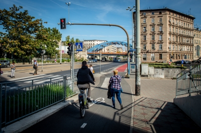 Ograniczenie prędkości dla rowerów na Grabiszyńskiej?  - 0