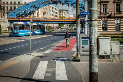 Ograniczenie prędkości dla rowerów na Grabiszyńskiej?  - 1