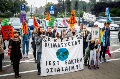 Ekolodzy manifestowali przed Urzędem Wojewódzkim we Wrocławiu