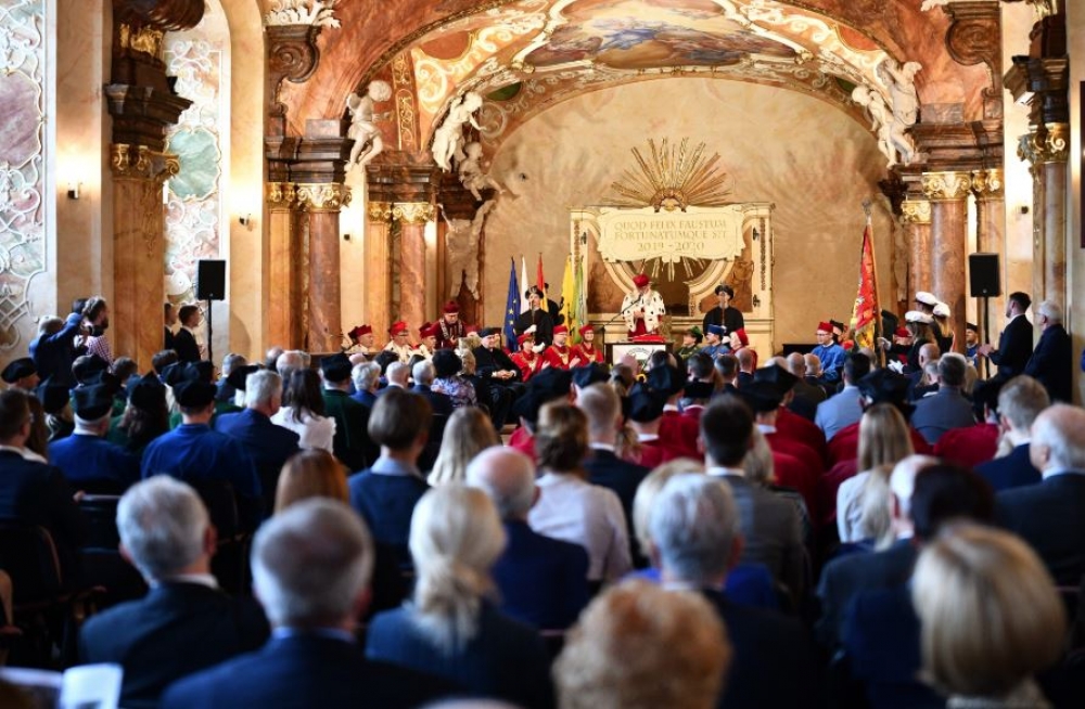 Prezes PKOl z tytułem doctora Honoris Causa Akademii Wychowania Fizycznego we Wrocławiu - fot. RW