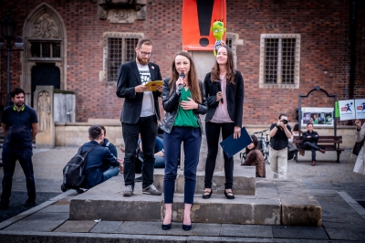 "MEN do tablicy." Manifestacja nauczycieli na wrocławskim rynku - 6