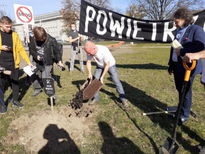 Symboliczny pogrzeb węgla brunatnego