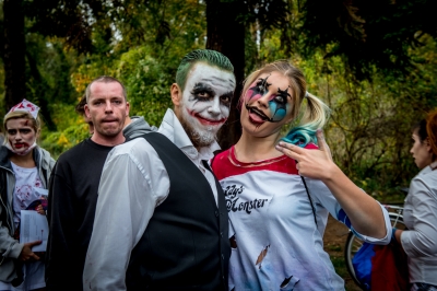 Kolorowo i na sportowo. Za nami Bieg Halloween Radia Wrocław w Parku Grabiszyńskim - 11