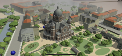 Dzięki rekonstrukcji cyfrowej możemy ujrzeć ponownie Nową Synagogę