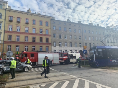 Zderzenie tramwaju z osob&oacute;wką [ZOBACZ]