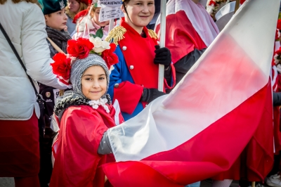 Radosna Parada Niepodległości na ulicach Wrocławia [ZDJĘCIA] - 27