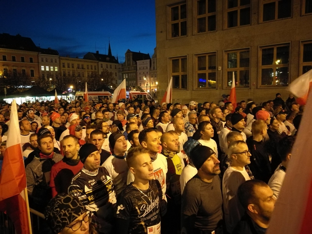 Bieg Niepodległości we Wrocławiu - fot. Twitter @PortalWroclawpl