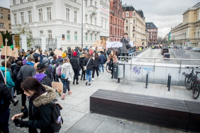 Młodzieżowy Strajk Klimatyczny w centrum Wrocławia [FOTO] - 0