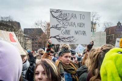Młodzieżowy Strajk Klimatyczny w centrum Wrocławia [FOTO] - 9