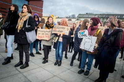 Młodzieżowy Strajk Klimatyczny w centrum Wrocławia [FOTO] - 10