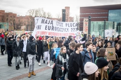 Młodzieżowy Strajk Klimatyczny w centrum Wrocławia [FOTO] - 3