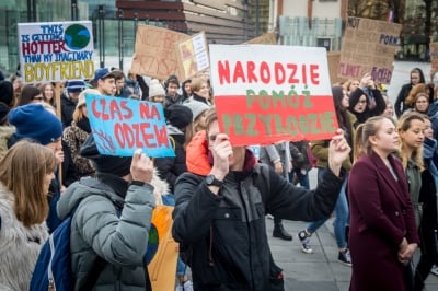 Młodzieżowy Strajk Klimatyczny w centrum Wrocławia [FOTO] - 4