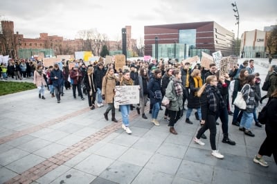 Młodzieżowy Strajk Klimatyczny w centrum Wrocławia [FOTO] - 6