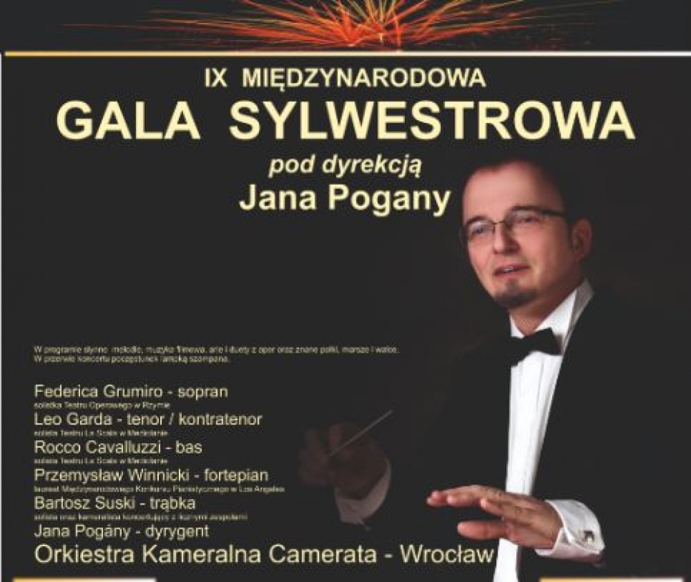 IX Międzynarodowa Gala Sylwestrowa w Auli Leopoldyńskiej - fot. materiały prasowe