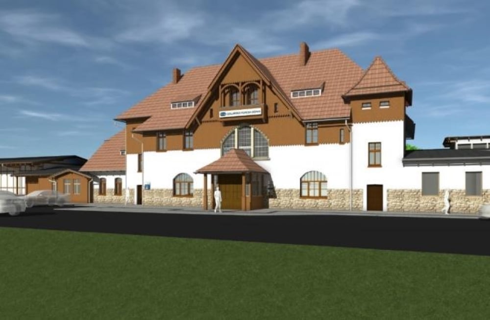 Dworzec w Szklarskiej Porębie będzie jak nowy. Remont rozpoczęty [WIZUALIZACJE]