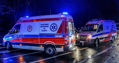 Siedem osób rannych w wypadku na S3 w Polkowicach
