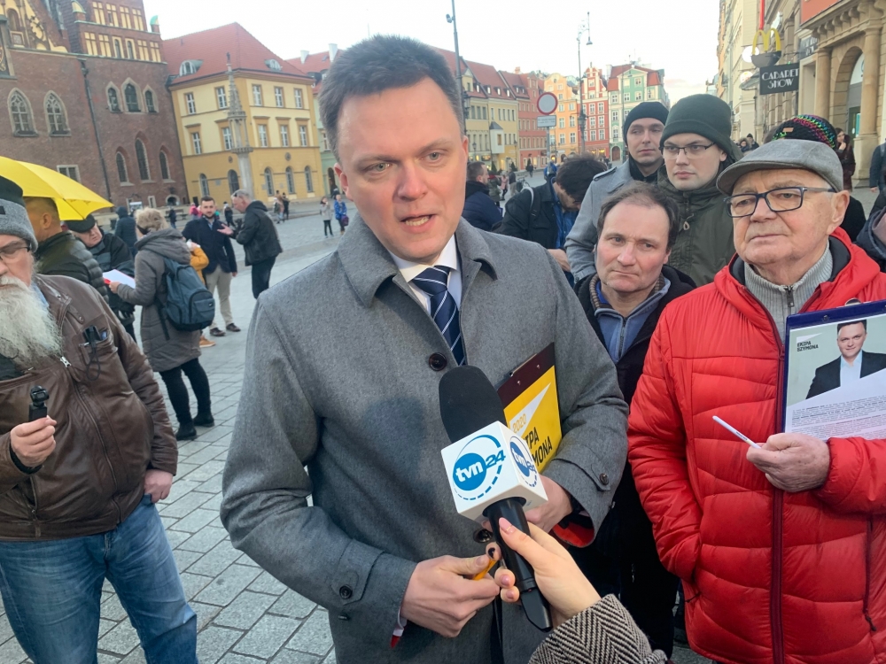 Kandydat na prezydenta odwiedził Wrocław - fot. Malwina Gadawa